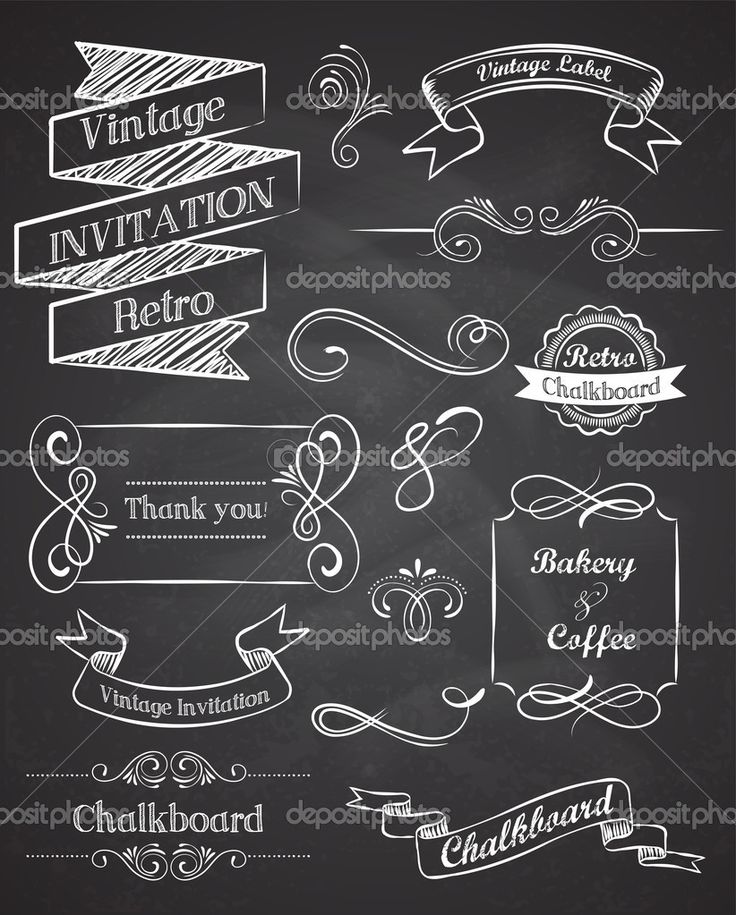 Chalkboard elements Fresco Wallpaper, Wallpaper Studio, Chalkboard Fonts, Chalkboard Writing, Chalkboard Drawings, Chalkboard Lettering, Chalk Lettering, Chalkboard Designs, Vintage Elements