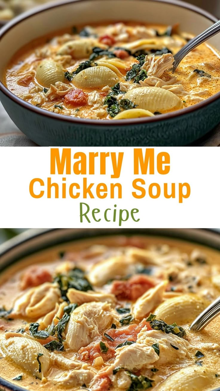 Easy Chicken Recipes: Marry Me Chicken Soup Recipe Soothing Dinner Recipes, Easy Marry Me Chicken Soup, Chicken Soup Dutch Oven Recipes, Creamy Garlic Chicken Soup, Chicken Soup With Frozen Chicken, Soups Broth Based, Light Chicken Soup Recipes, Creamy Soups For Winter, Soups To Make With Chicken