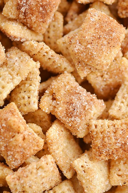 a close up view of some food that is made to look like cheesy crackers