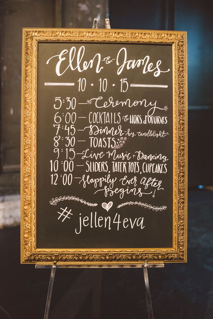 a chalkboard sign with writing on it that says elohi and janes