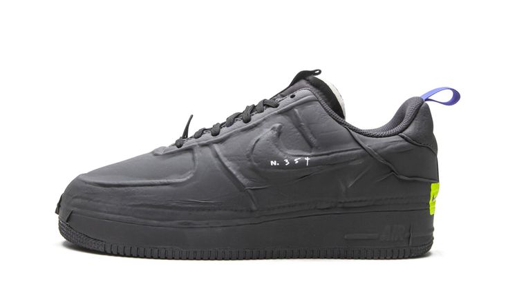 Air Force 1 Experimental Black Modern Custom Sneakers With Embossed Logo For Streetwear, Modern Black Custom Sneakers With Embossed Logo, Nike Air Force 1 Urban Streetwear With Rubber Sole, Nike Air Force 1 Urban Style For Streetwear, Nike Air Force 1 With Rubber Sole For Streetwear, Nike Air Force 1 Sporty Streetwear Shoes, Streetwear Nike Air Force 1 With Rubber Waffle Outsoles, Custom Black Sneakers With Embossed Logo For Sports, Modern Nike Air Force 1 For Streetwear