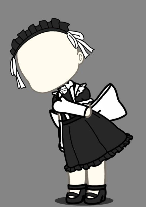 a drawing of a girl in black and white holding a piece of paper with her hand