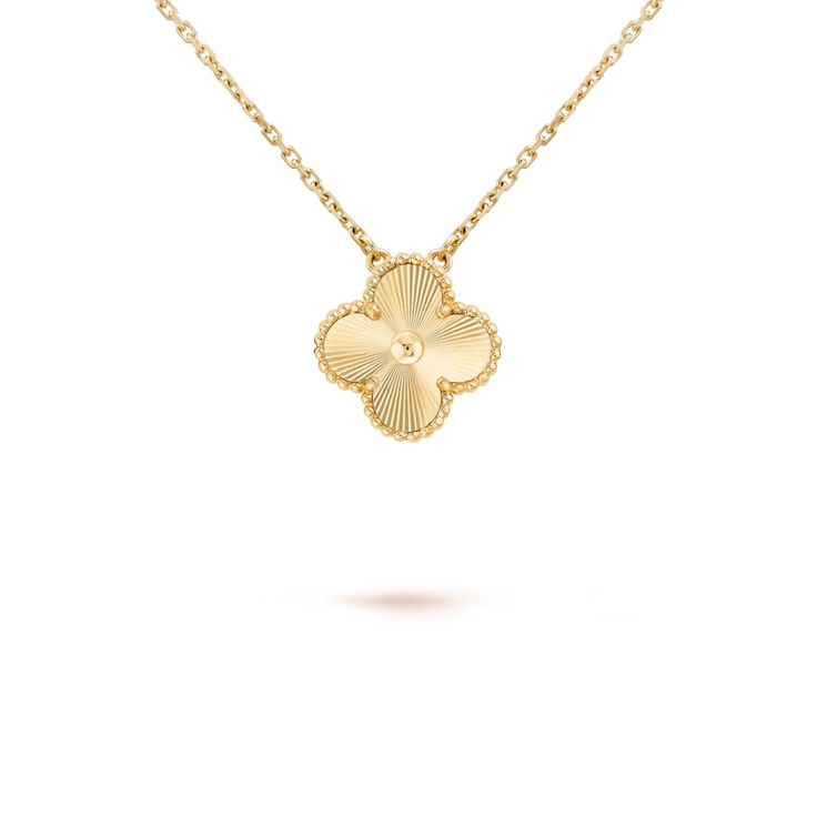 Vancleefarpels Necklace, Vintage Alhambra Pendant, Van Cleef Necklace, Alhambra Pendant, Gold Vans, Van Cleef And Arpels Jewelry, Van Cleef & Arpels, Van Cleef And Arpels, Clover Necklace