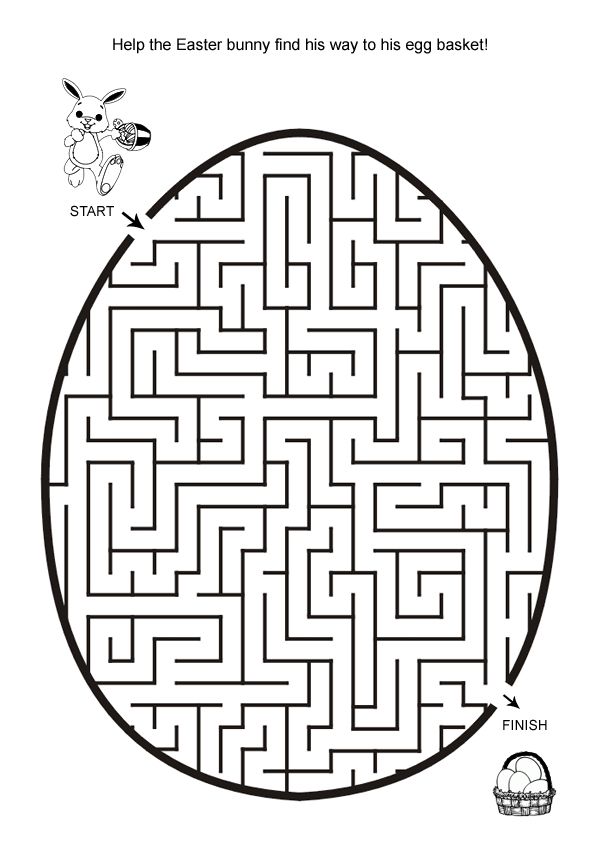 a circular maze with the start and finish options