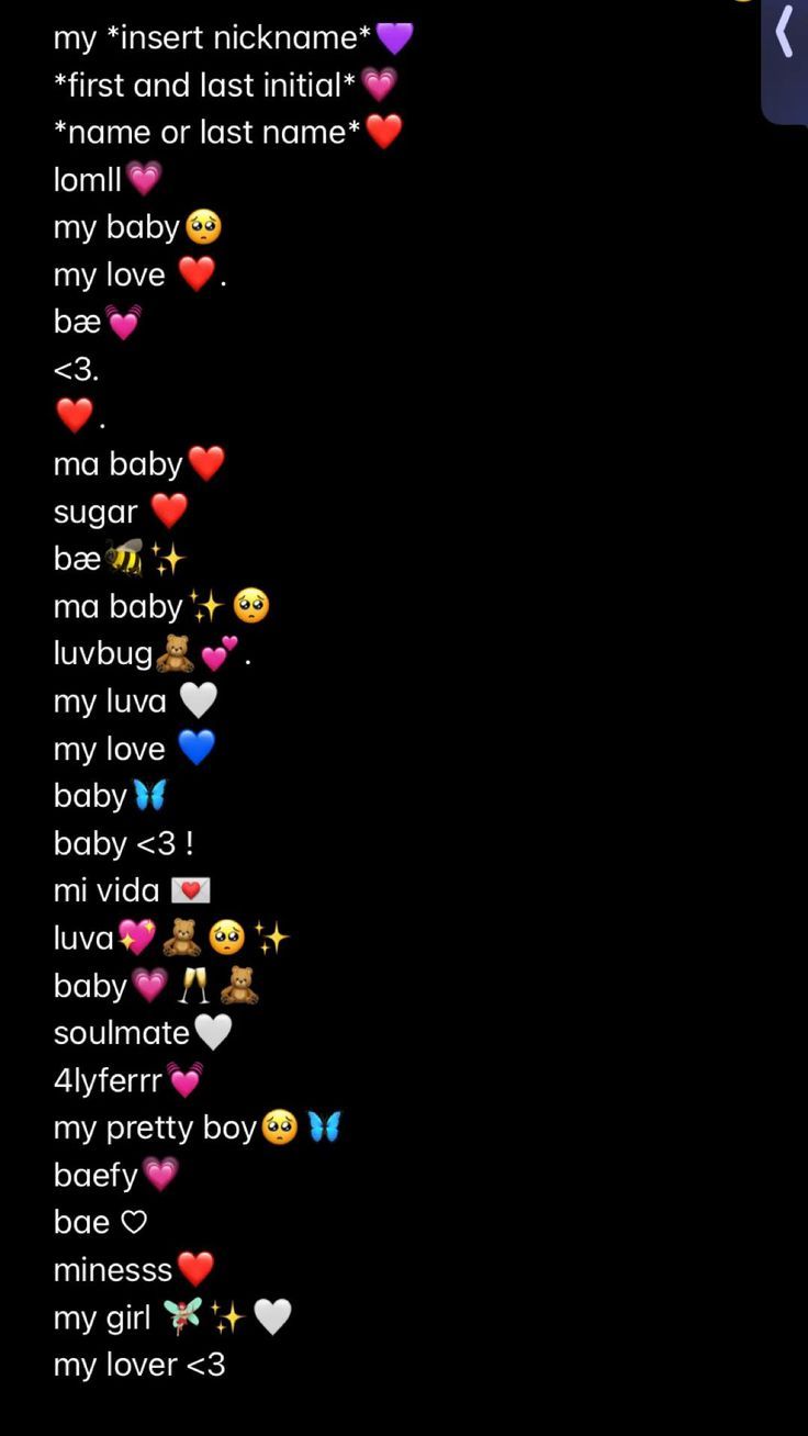 the text is written in different languages on a black background with hearts and other emoticions