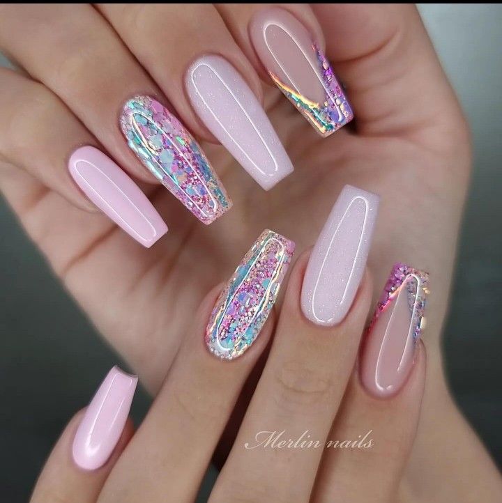 Bling Nail Designs, Red Acrylic Nails, Classy Nails, Beautiful Nail Art, Bling Nails, Dope Nails, Nail Arts, Nails Nails, Beauty Nails