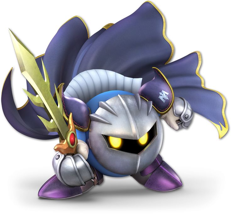 an image of a character from the video game super smasher, with yellow eyes and purple