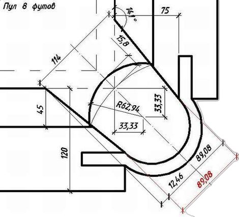 the drawing shows an image of a pipe with measurements for each end, and two different sections