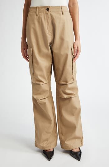 Roomy bellows pockets punctuate these wide-leg cargo pants with side tabs to adjust the waist and generous pleats at the knees for additional volume. Zip fly with button closure Adjustable button side tabs Front slant pockets; back bellows-flap pockets; cargo bellows-flap pockets 100% cotton Machine wash, tumble dry Made in Italy Designer Clothing Utility Wide Leg Trousers With Multiple Pockets, Wide-leg Cargo Jeans With Multiple Pockets For Work, Wide-leg Workwear Cargo Pants With Multiple Pockets, Wide-leg Cargo Pants With Multiple Pockets For Workwear, Workwear Parachute Pants With Multiple Pockets, Wide Leg Parachute Pants With Multiple Pockets For Work, Utility Style High-waisted Wide Leg Pants With Multiple Pockets, Utility High-waisted Wide Leg Pants With Cargo Pockets, Utility Wide Leg Pants With Cargo Pockets For Workwear