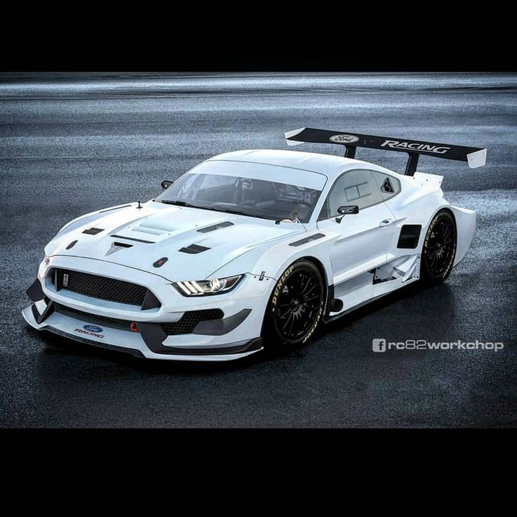 the ford mustang gtr concept is shown in this image