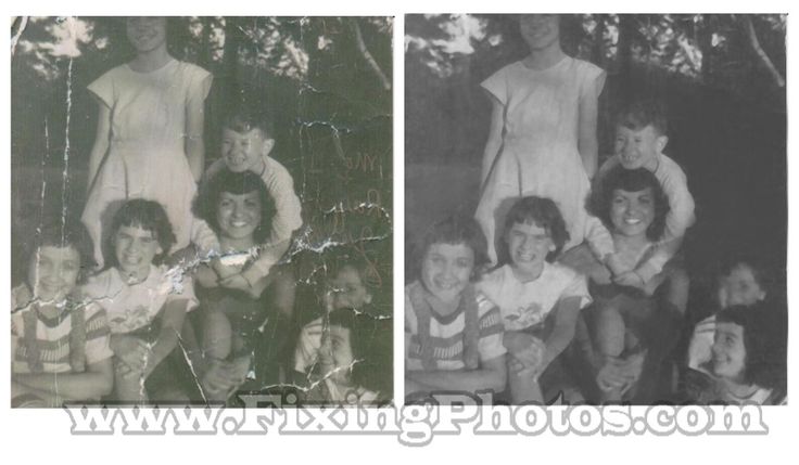 an old black and white photo of people posing for pictures with their children in the woods