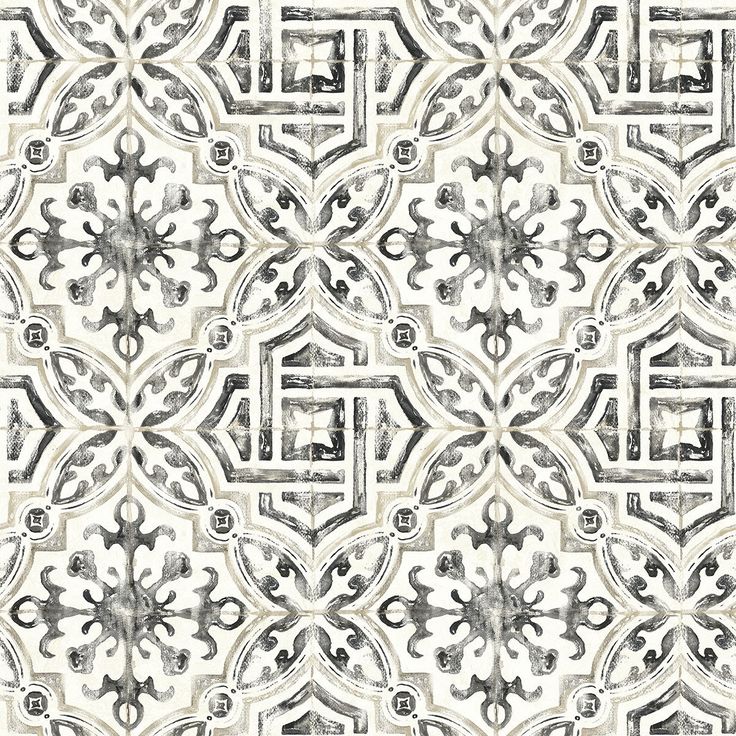 Sonoma Charcoal Spanish Tile Wallpaper Spanish Tile Wallpaper, Brewster Wallpaper, Faux Tiles, Mediterranean Home Decor, Spanish Style Homes, Grey Color Palette, Spanish Tile, W Wallpaper, Tile Wallpaper