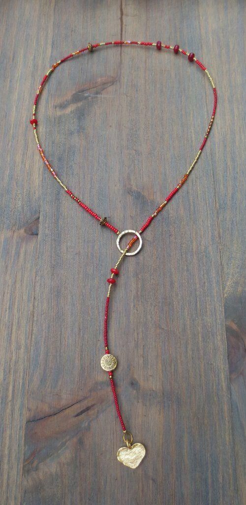 Jewelry Craft Ideas - Pandahall.com Orange And Gold, Necklace Craft, Homemade Jewelry, Old Jewelry, Jewelry Repair, Coral Beads, Diy Schmuck, Precious Jewelry, Lariat Necklace