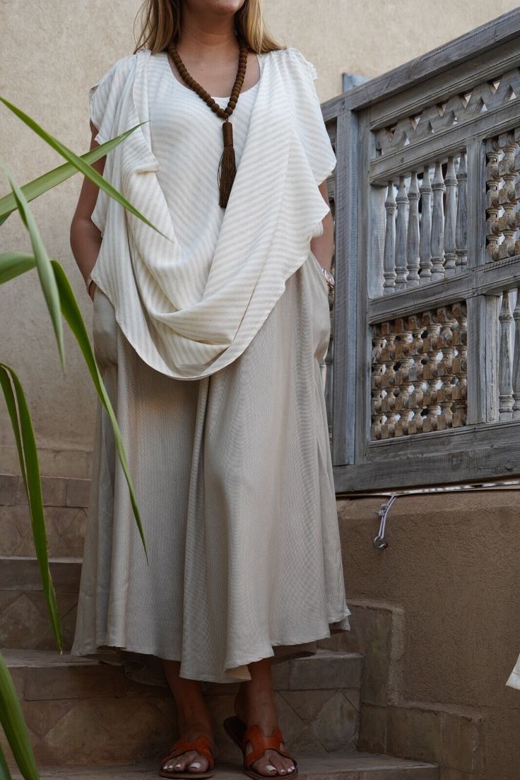 Marrakech Boho dress in very soft linen and cotton ideal for summer Beige Cotton Linen Dress For Vacation, Neutral Cotton Beach Dress, Neutral Cotton Short Sleeve Dress, Chic Off-white Cotton Maxi Dress, White Cotton Tunic Dress, Beige Relaxed Fit Cotton Maxi Dress, Summer Cotton Maxi Dress With Natural Dye, Cotton Tunic Dress With Natural Dye, Cotton Lagenlook Dress For Vacation