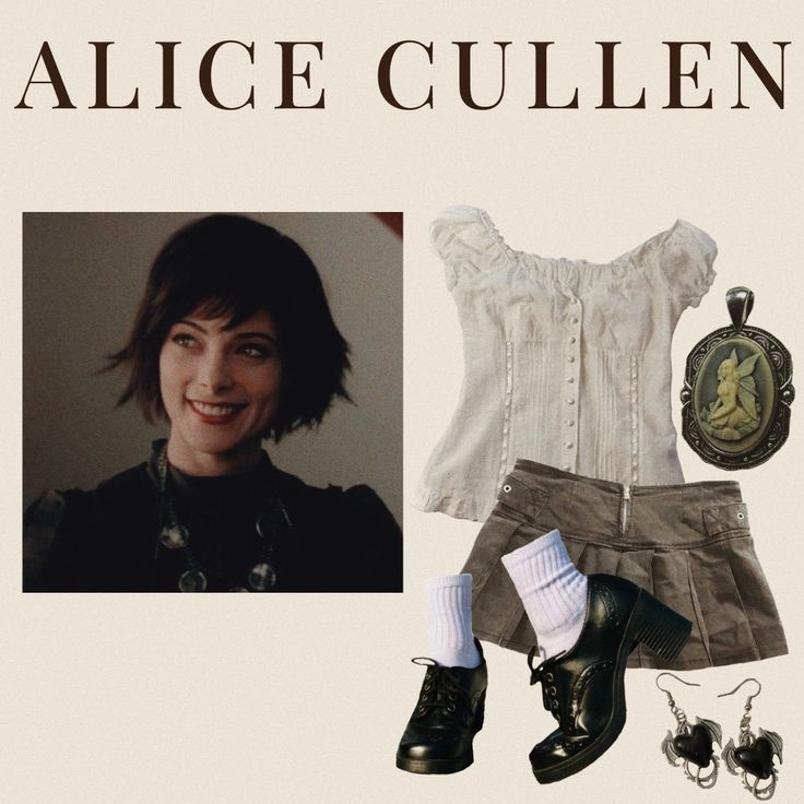 an image of a woman's clothes and accessories for her role in the tv show alice