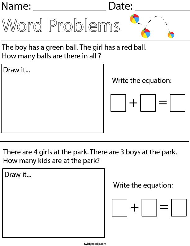 worksheet for grade 2 students to practice addition and subtraction in the word problems