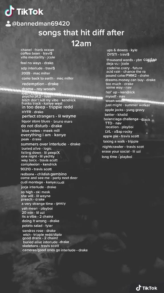 a black and white poster with the words tiktok written in different languages on it