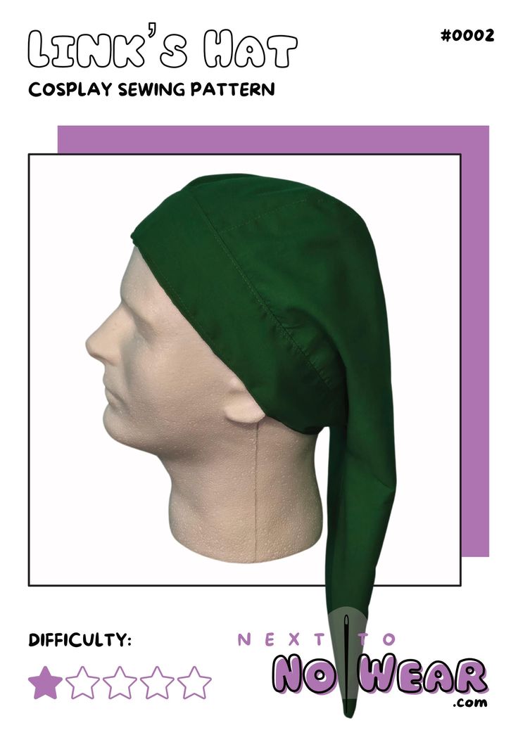 a green turban hat on top of a mannequin's head