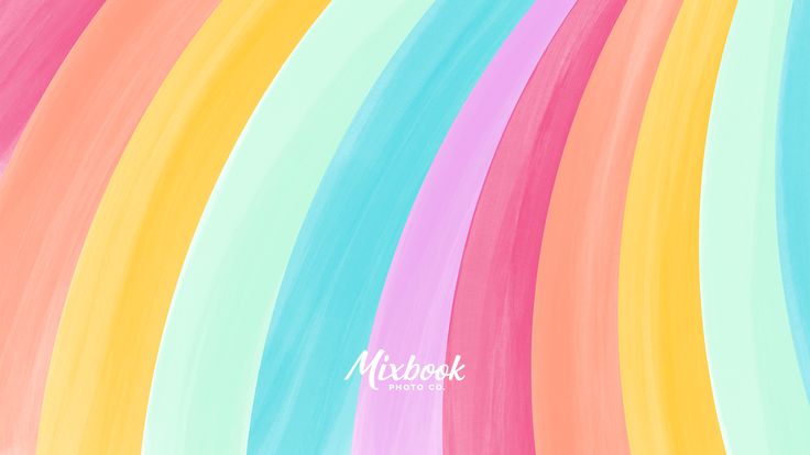 an abstract background with multicolored lines and the word mixbook written in white