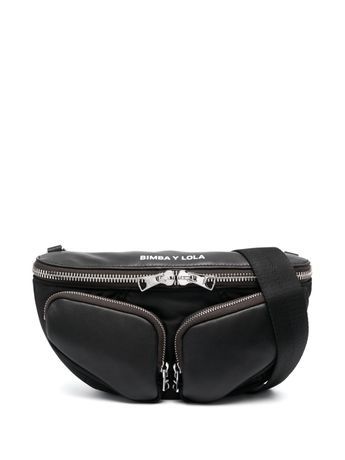 Find BIMBA Y LOLA Small Pocket Leather Belt Bag on Editorialist. This Bimba y Lola leather belt bag features a two-way zip fastening, an adjustable waist strap, and multiple zip-fastening pockets. The bag also has a main compartment with an internal logo patch and silver-tone hardware. Leather Belt Bag, Waist Strap, Belt Bag, Leather Belt, Patch Logo, Zip Pockets, Silver Tone, Crossbody Bag, Luxury Fashion