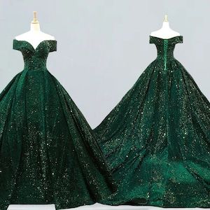 Fitted Sleeveless Quinceanera Dress For Party, Party Princess Dress With Fitted Bodice Ball Gown, Quinceanera Dress With Sweetheart Neckline And Sweep Train, Green Princess Quinceanera Dress For Party, Green Fitted Ball Gown Quinceanera Dress, Fitted Green Ball Gown Quinceanera Dress, Fitted Green Quinceanera Dress For Prom Season, Elegant Green Quinceanera Dress For Evening, Elegant Green Princess Dress For Prom