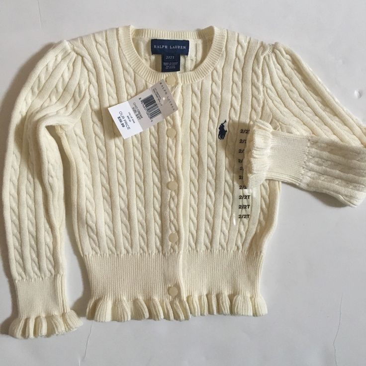 Nwt.All My Items Are Cross Posted. Size 2y Sfpf Home. Cute Cream Cotton Cardigan, Cute Fitted Cream Sweater, Fitted Cream Cute Sweater, Cute White Cotton Cardigan, Ralph Lauren Long Sleeve Spring Sweater, Ralph Lauren Long Sleeve Sweater For Spring, Cute Fitted Ralph Lauren Tops, Fitted Cute Ralph Lauren Tops, Ralph Lauren Classic Spring Sweater