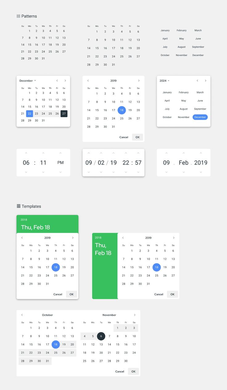 an image of a calendar with different times on the page and numbers in each section