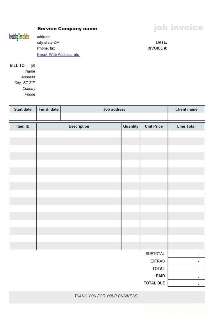 an invoice form is shown with the name and number