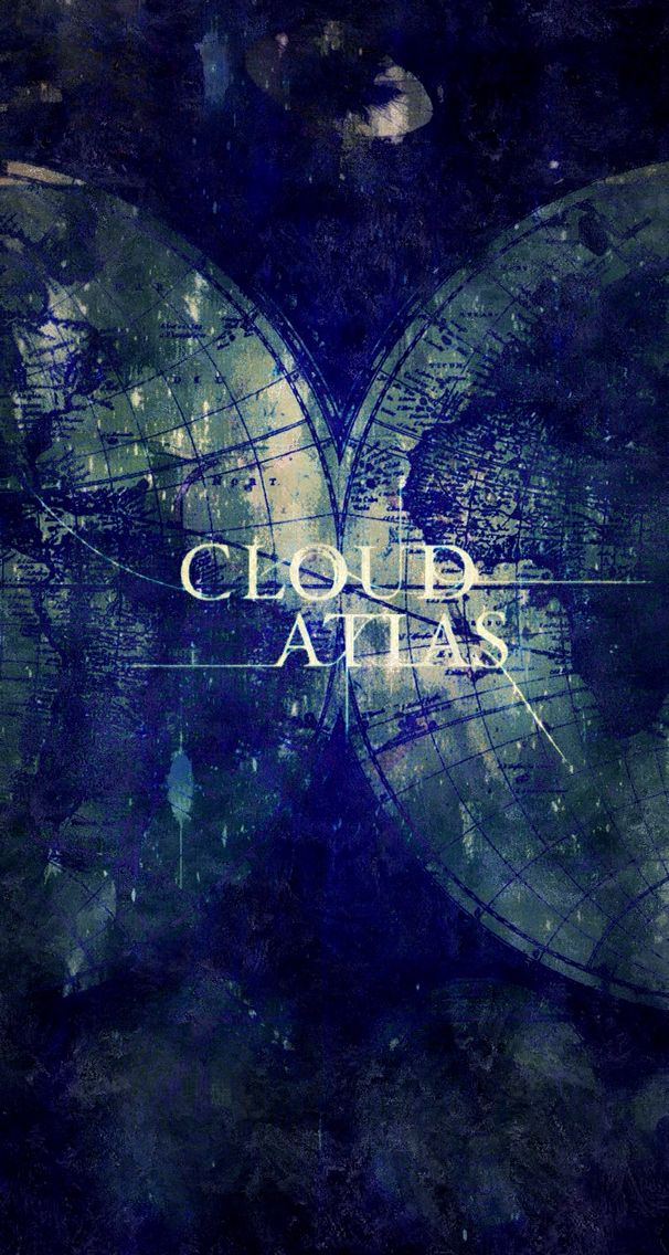 an abstract background with the words cloud atlas on it