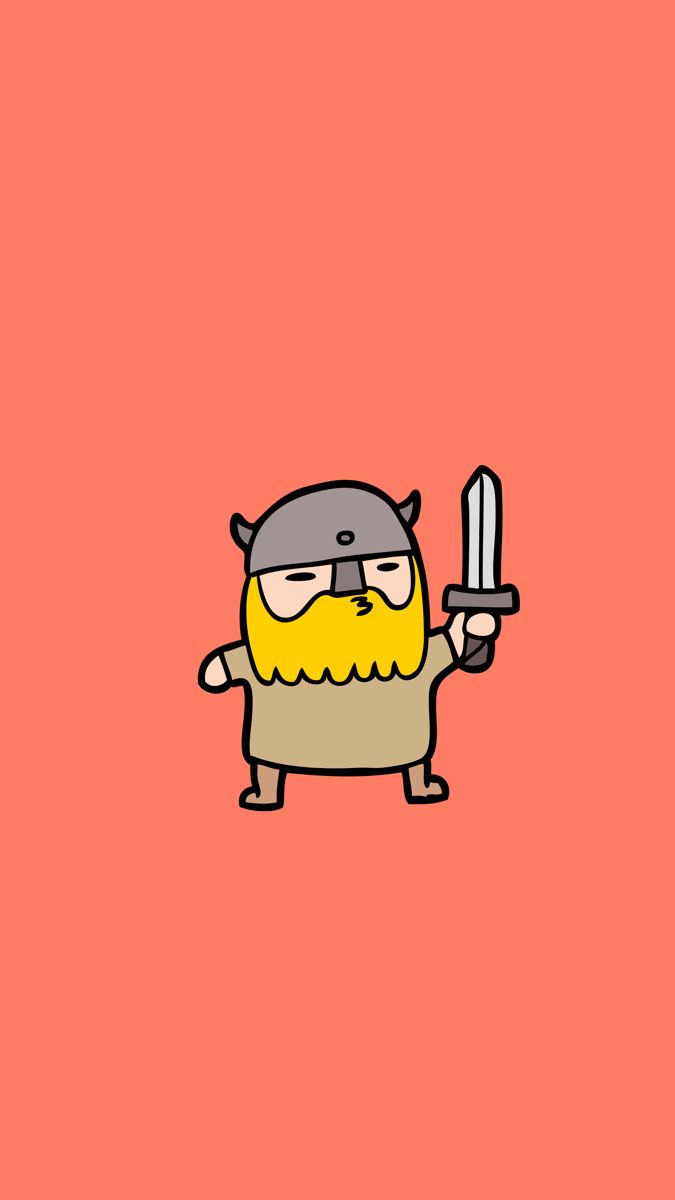 an image of a cartoon character holding a knife and wearing a helmet on his head