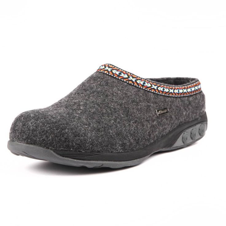 The Heather Wool Slipper is our classic slipper, bringing cozy support and comfort for both indoor and outdoor wear. With heavy duty wool uppers and inside lining, this slipper has a removable insole with superior arch support and deep built-in heel cushioning. With a built-in toe box for added protection, and genuine rubber outsole for a sure grip, the Heather slipper is suitable for the cooler months, and will keep your feet cozy and warm. Therafit Footwear products are designed for optimal su Wool Clogs, Clogs Outfit, Shopping Wishlist, Classic Slippers, Stitch Fit, Cute Slippers, Clog Slippers, Winter Slippers, Wool Slippers