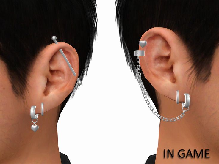 an image of a person with ear piercings on their ears