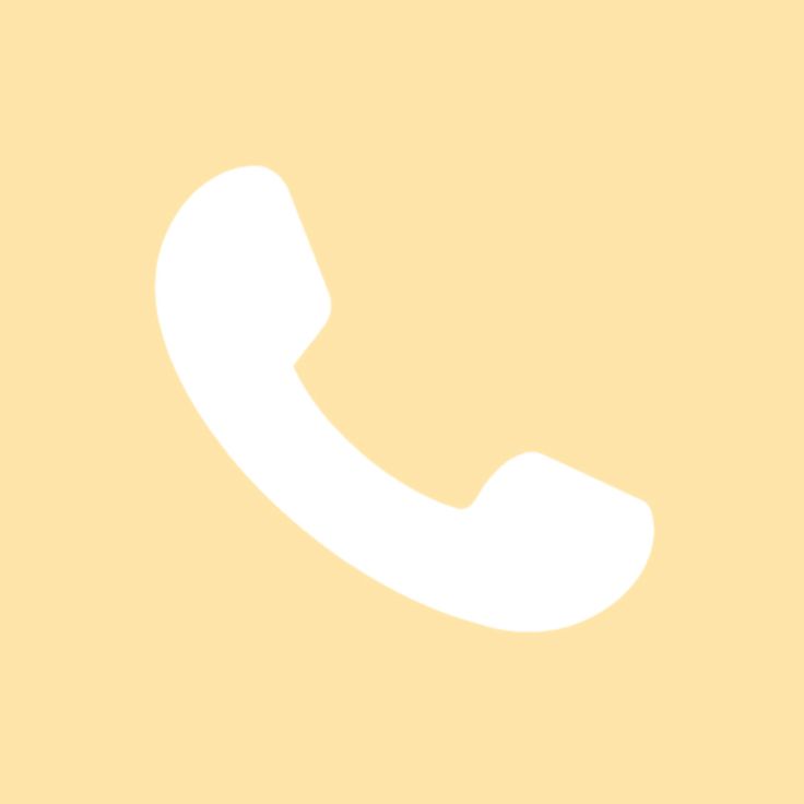 an image of a white phone on a yellow background