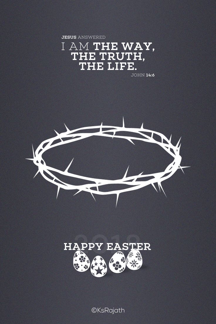 an easter card with the words i am the way, the truth, the life