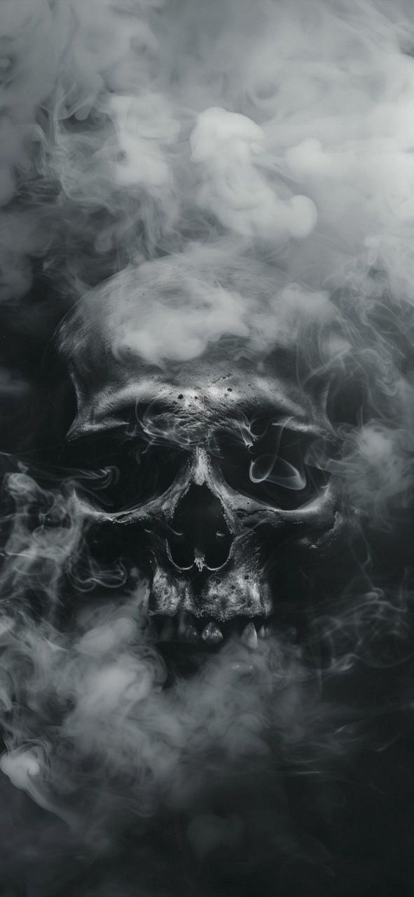 Skull Macbook Wallpaper, Skull Aethstetic Wallpaper, Demonic Aesthetic Wallpaper, Wallpaper Backgrounds Skull, Madness Wallpaper Aesthetic, White Skull Black Background, Monster Background Wallpapers, Skull Pictures Dark, Bone Wallpaper Aesthetic