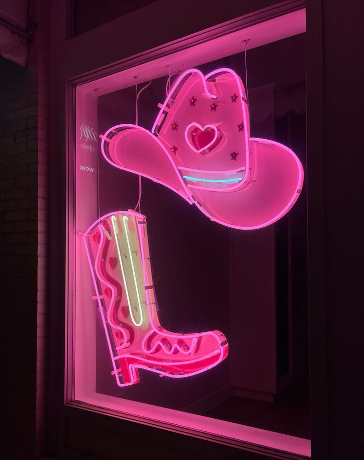 neon, neon signs, cowboy hat, boots Neon Cowgirl Aesthetic, Pink Cowgirl Aesthetic, Neon Cowgirl, Neon Cowboy, Country Music Playlist, Country Playlist, Pink Neon Sign, Music Cover Photos, Playlist Covers Photos