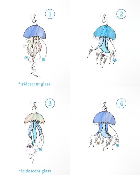 instructions for how to make a jellyfish wind chime