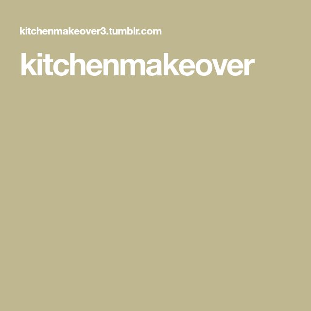 the kitchen makeover logo is shown in white on a tan background, with an orange and