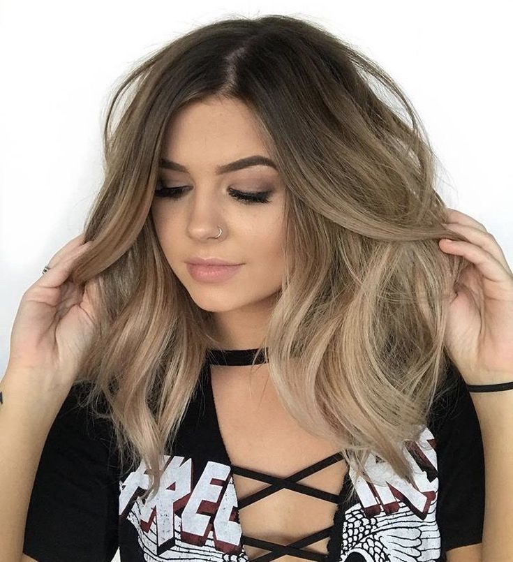 Elisia Brown, Brown Hair With Blonde Highlights, Brown Blonde Hair, Ombre Hair Color, Hair Color And Cut, Hairstyles For Round Faces, Ombre Hair, Blonde Highlights, Balayage Hair