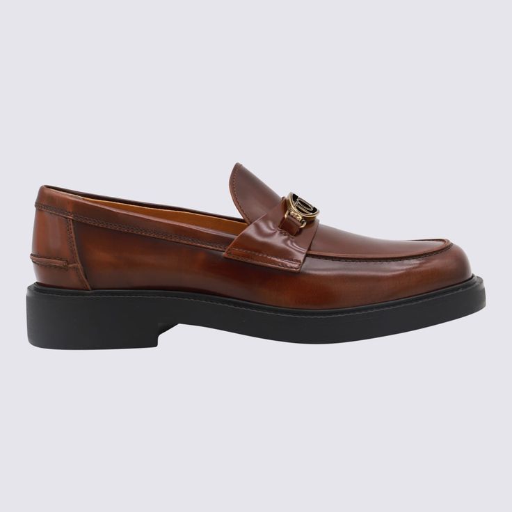 Cover: 100% Leather Sole: 100% Rubber Luxury Calf Leather Loafers For Work, Luxury Calf Leather Loafers For Semi-formal Occasions, Luxury Brown Calf Leather Loafers, Luxury Calf Leather Moccasins For Office, Timeless Leather Loafers For Business Casual, Luxury Leather Tassel Loafers For Business Casual, Luxury Leather Lined Loafers For Business Casual, Elegant Cognac Moccasins For Business, Elegant Calf Leather Platform Loafers With Rubber Sole