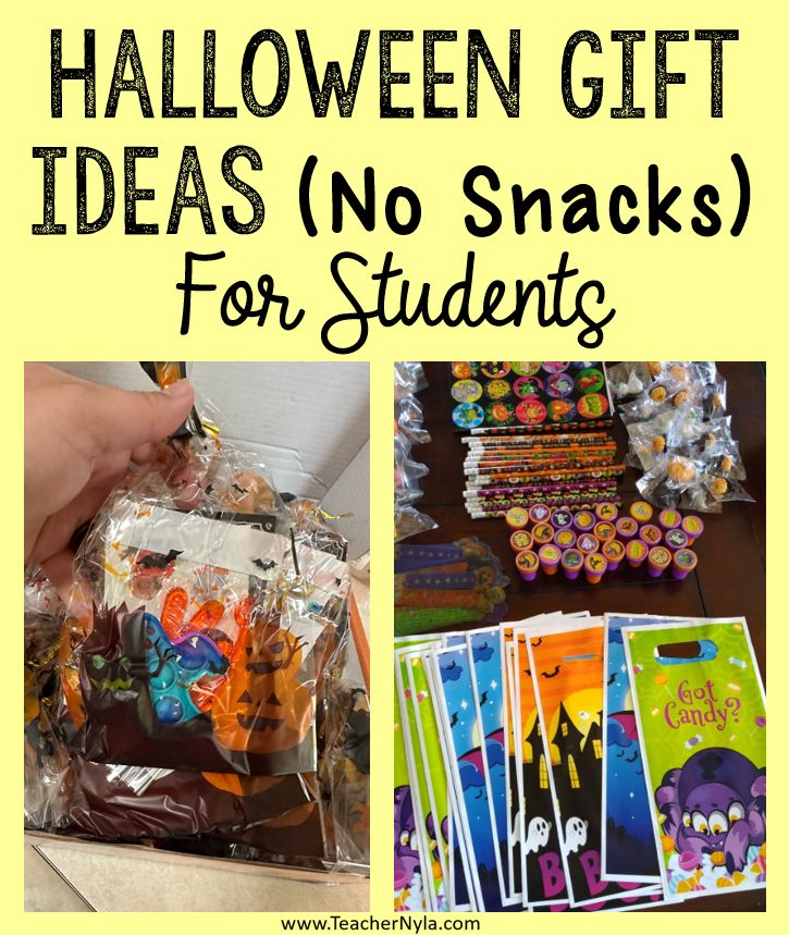 halloween gift ideas no snacks for students