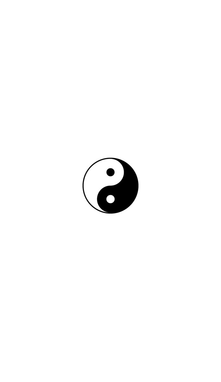 a black and white image of a yin symbol