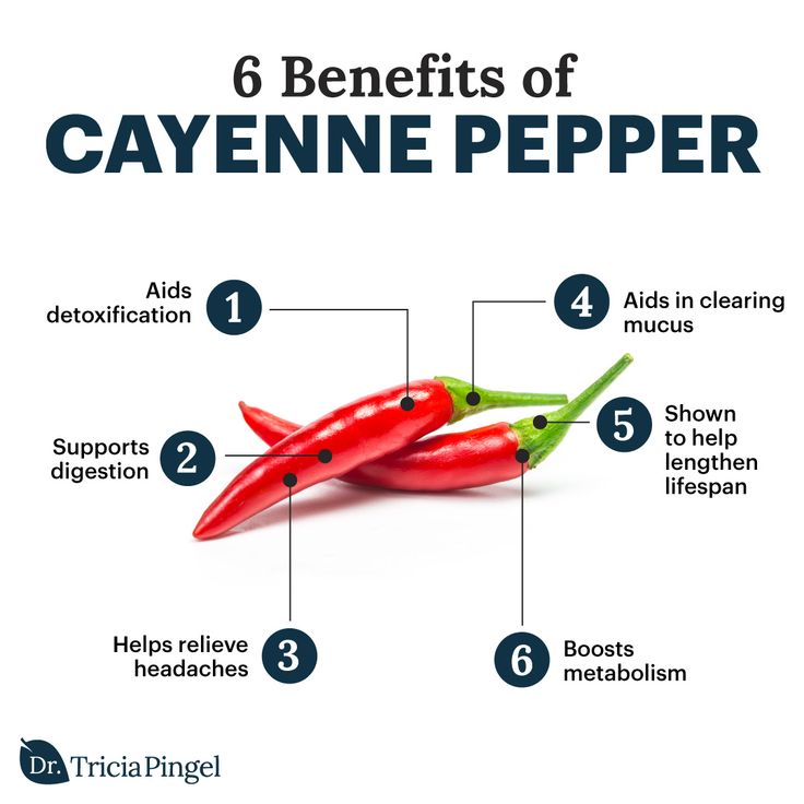 six benefits of cayenne pepper