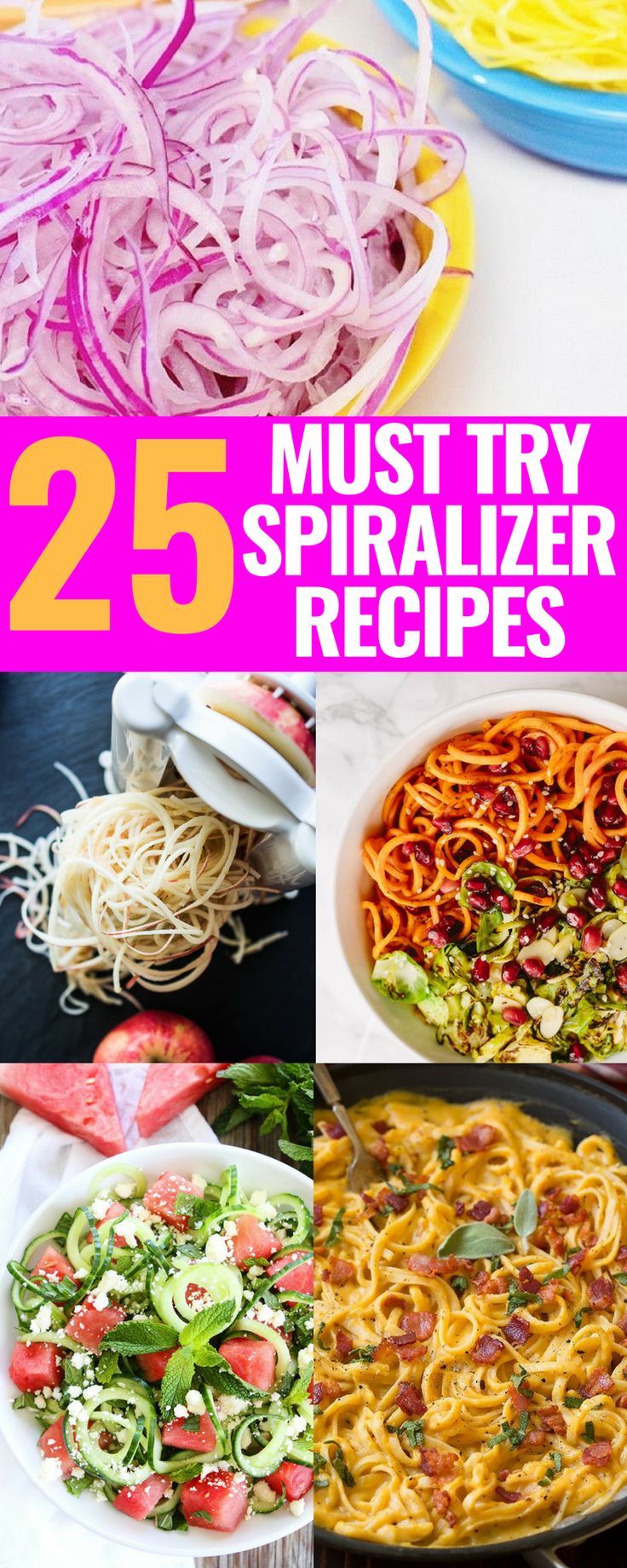 25 must try spiralizer recipes