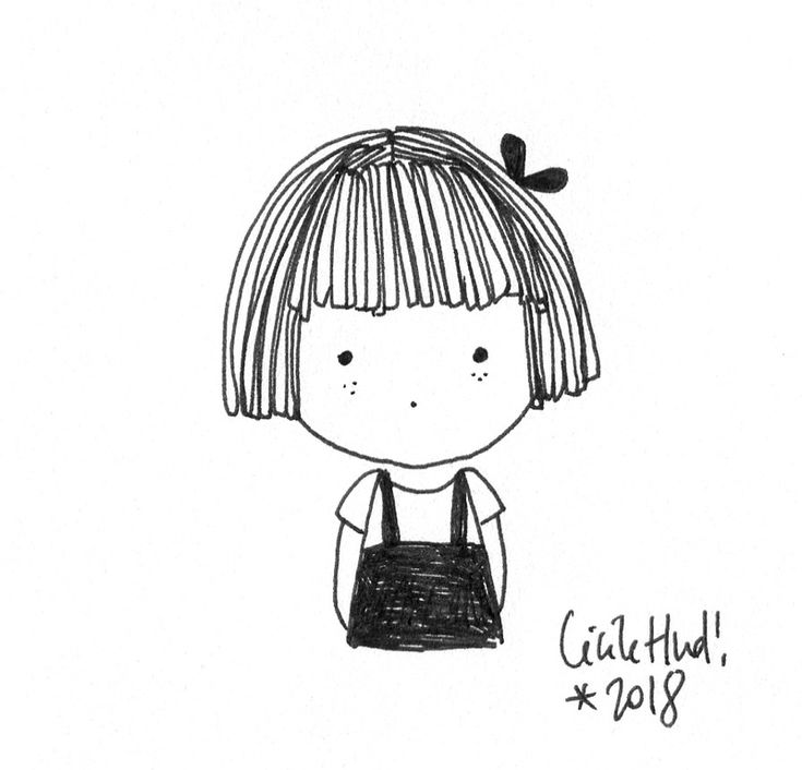 Doodle People, 심플한 그림, Mini A, Cartoon Sketches, Girly Drawings, Easy Doodle Art, Simple Cartoon, Art Et Illustration, Cute Cartoon Drawings