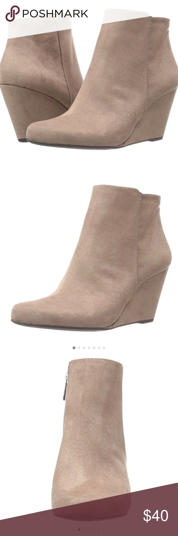 NWT Jessica Simpson wedge booties boots beige tan Nude/beige/tan/sand/brown booties by Jessica Simpson! New in box nib. Very cute fall fashion shoes!       Tags: nasty gal, free people, city, country, dolce vita, Aldo, coach, cute, trendy, kardashian, Jenner, 8.5 and 6.5 sizes, ankle zip up wedge heel, Rosie Jessica Simpson Shoes Ankle Boots & Booties Fall Fashion Shoes, Cute Fall Fashion, Boots Beige, Brown Booties, Jessica Simpson Shoes, Kardashian Jenner, Jessica Simpson, Wedge Heels, Boots Booties