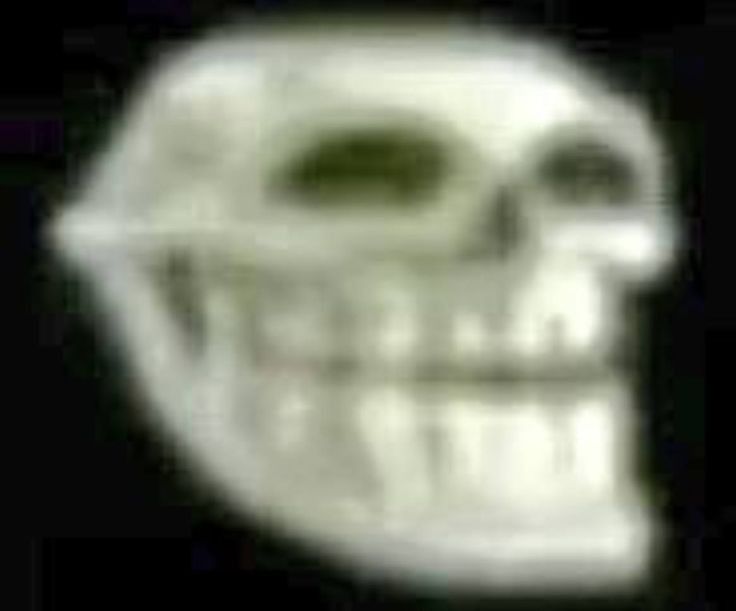 an image of a creepy face in the dark