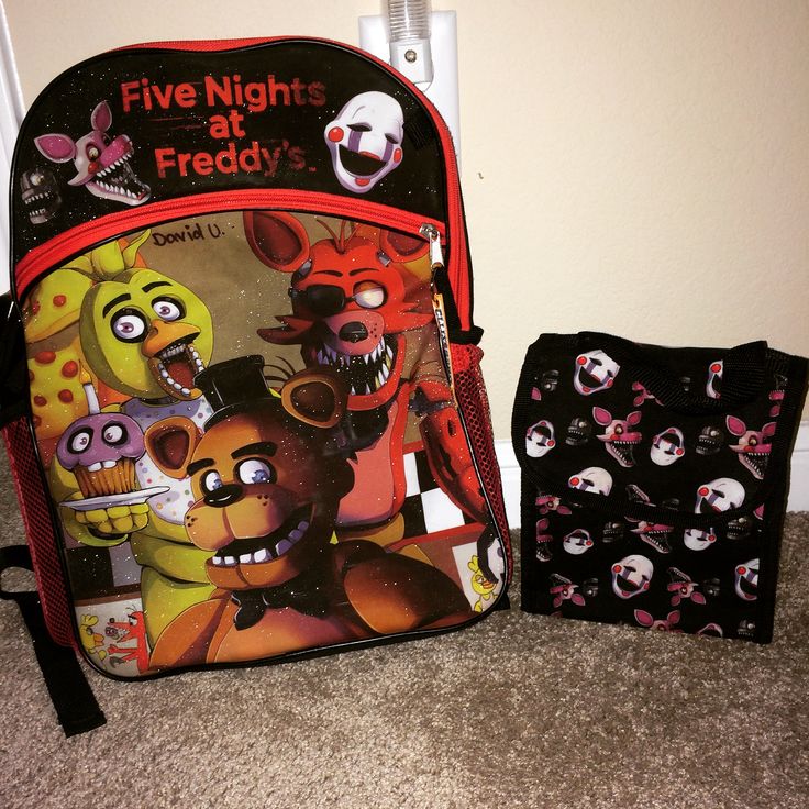 My sons #fnaf backpack and lunchbox! #fnafhs Fnaf Backpack, Fnaf Items, Vans Shoes Fashion, Fnaf Crafts, Fnaf Jumpscares, Billy Kid, My Little Pony Birthday Party, Little Pony Birthday Party, Pony Birthday