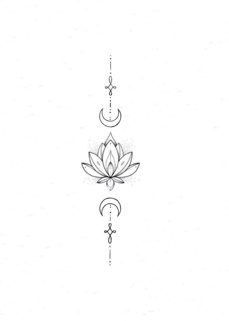 a lotus flower tattoo design on the back of a woman's neck and arm