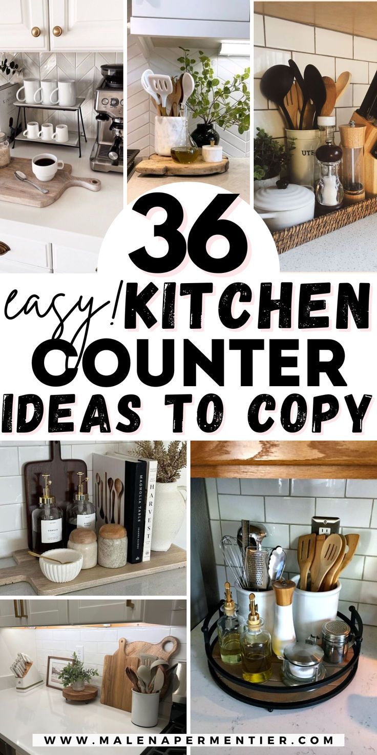 kitchen counter ideas Kitchen Counter Ideas, Kitchen Counter Decor Ideas, Kitchen Countertop Decor Ideas, Counter Styling, Small Kitchen Counter, Kitchen Utensil Decor, Countertop Decor Ideas, Kitchen Counter Styling, Counter Decor Ideas